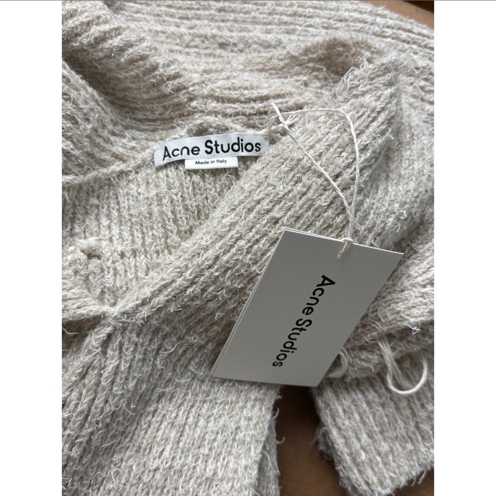 Acne Studios Distressed Ribbed Knit Dress - Picture 14 of 16